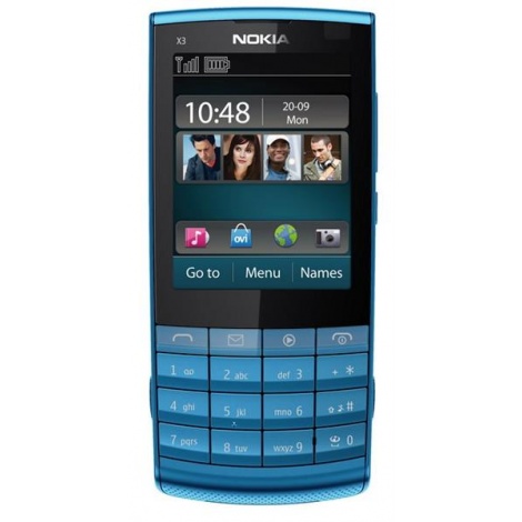 Nokia X3-02 Petrol Blue