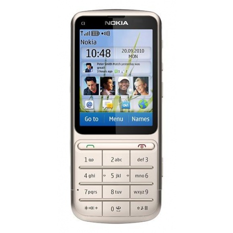 Nokia C3-01 Touch and Type Khaki Gold