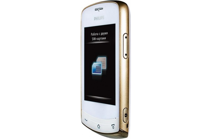 Philips Xenium X518 White фото 3